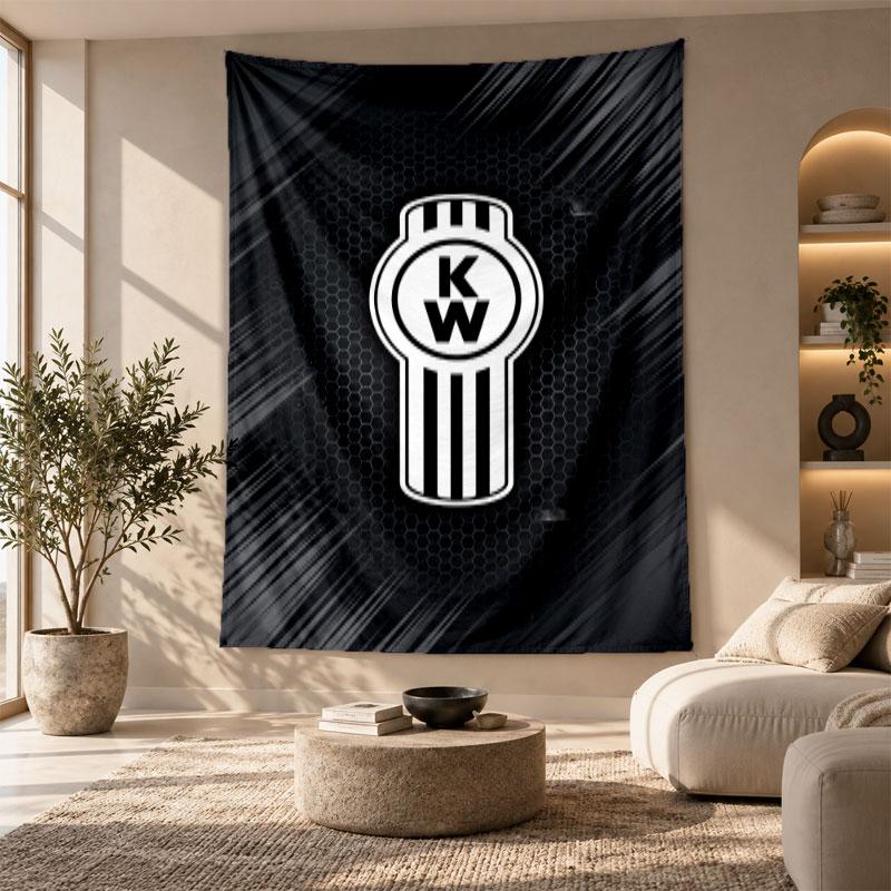 Decorative Tapestry,Kenworth Printed Wall Art, Lightweight Wall Hanging For Bedroom Background