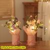 Charming Fleece Puff Tulip In Gift Bag - Perfect for Birthday & Holiday Decor, Spring Home Accent, , Flower Decorations
