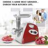 Electric Meat Grinder Mincer Sausage Stuffer Maker Filler Machine Food Processor Meat Slicer for Pie Patty 2800W 220V