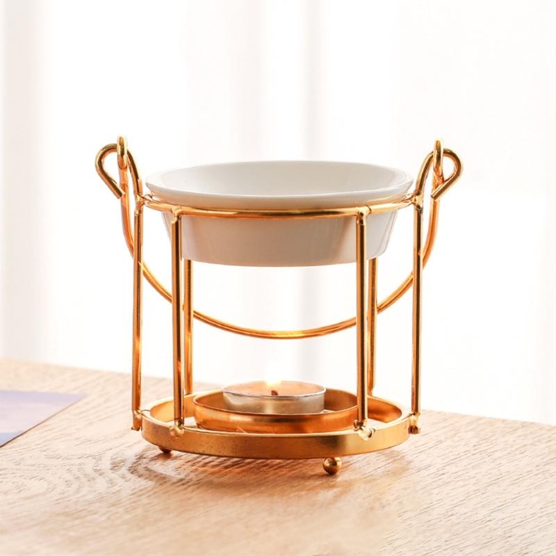 Dekorative Handheld Ätherische Öl Brenner Aromatherapien Duftdiffusor Teelichthalter mit Griff für Meditationsraum