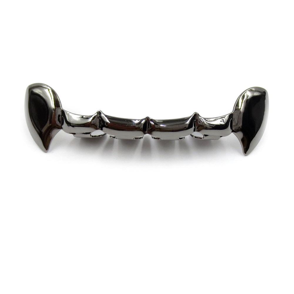Gold Fangs Hip Hop Grillz - Trendy Personality False Teeth