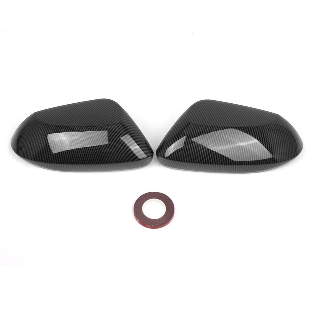 Door Rearview Mirror Cover Cap 2pcs Replacement for Toyota Corolla 2020 2023 Carbon Fiber OEM: 87915 52251, 87910