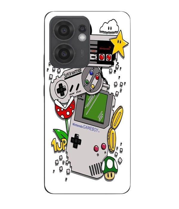 Coque Maniacase Pour Oppo Reno 13F Consoles nintendo vintage old school