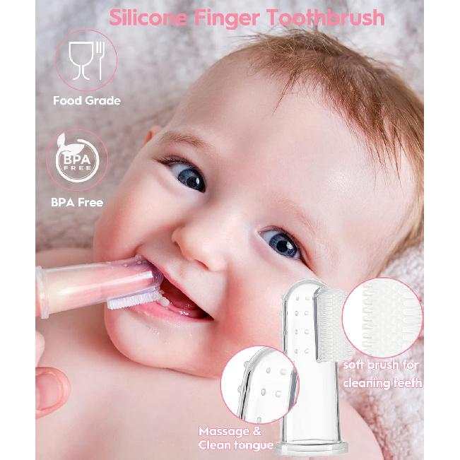 Baby Healthcare and Grooming Kit, Safety Newborn Nursery Baby Care Kit, with Hair Brush Comb, Nail Clipper, Thermometer, Pacifier Clip, Baby Registry