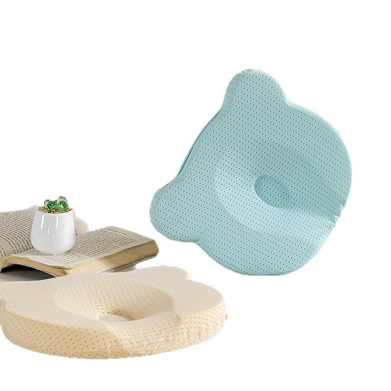 Almofada Modeladora de Silicone para Bebê Recém-Nascidos 0-24 Meses Suporte Anti-Cabeça Chata Posicionador de Sono Roupa de Cama para Bebê