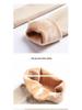 Plus Size Open Crotch Fleece-Lined Nylon Stockings, Thick Warm Leggings for Autumn/Winter