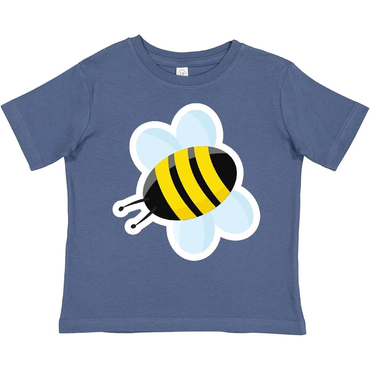 

Inktastic Bumble Bee Toddler kids boys T-Shirt Insect Bug Wings Black Yellow Summer Spring 160