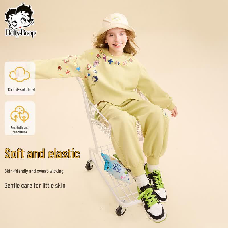 Betty Girls Casual Tracksuit Set 140