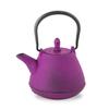 Logia Associates Teapot de Ferro Fundido Nanbu Cor Cúpula Panela Feita em Esmalte com Infusor de Chá Souvenir Tradicional de Chá Japonês (Arare 0.4L - Roxo) Bule de chá,