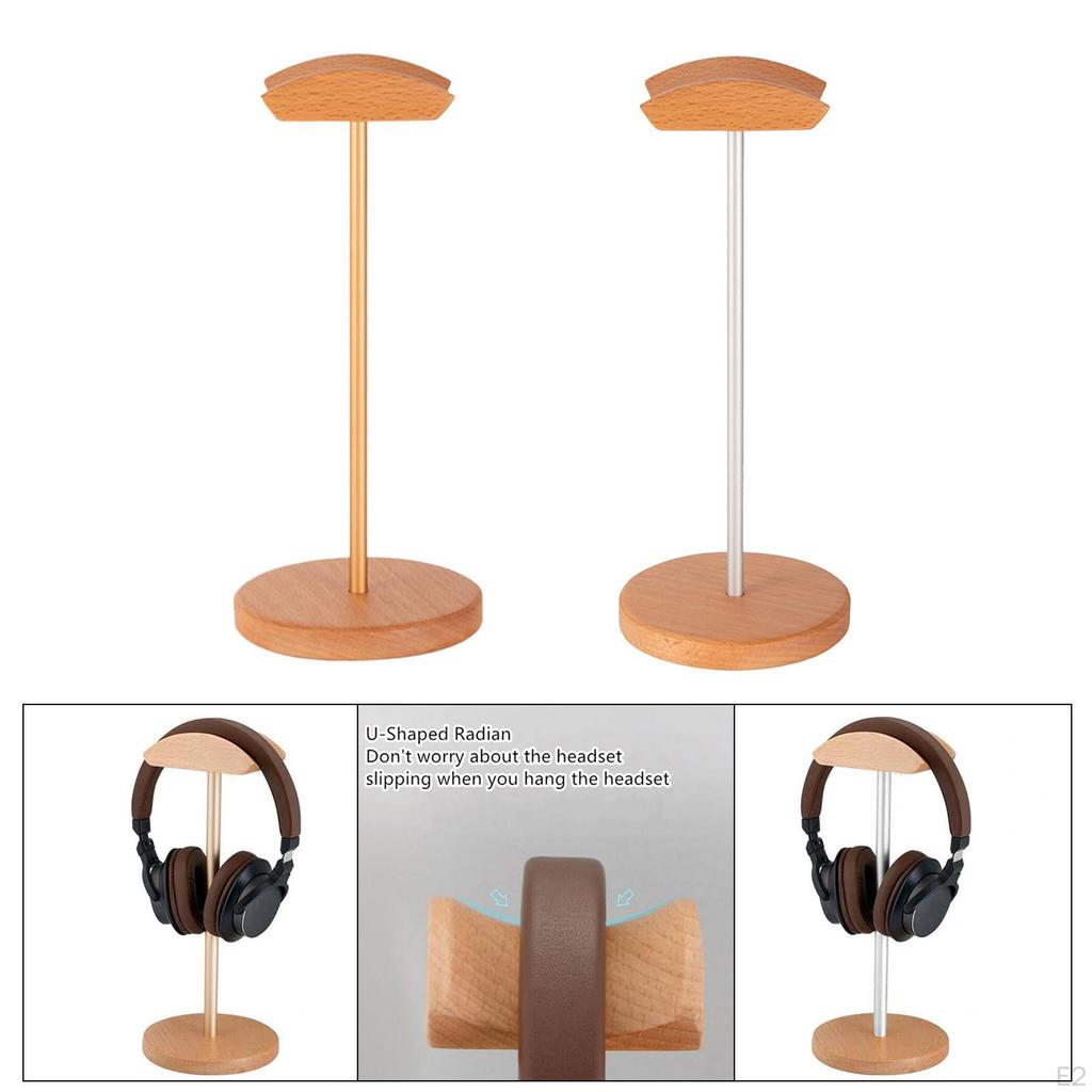 Desk Headphone Stand Headset Holder Earphone for All Headphones Size Desktop Organization