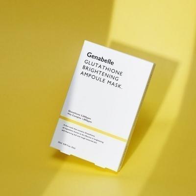 Glutathione Brightening Ampoule Whitening Whitening Mask Pack 5 Sheets