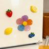 Flower Shape Refrigerator Magnet Moisture-Proof Bag Sealing Clip Magnetic Sealing Clip  Office