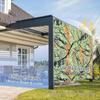 Straight Edge Waterproof Sun Shade Sail Gazebo – 98% UV Block with Stainless Steel Eyelets