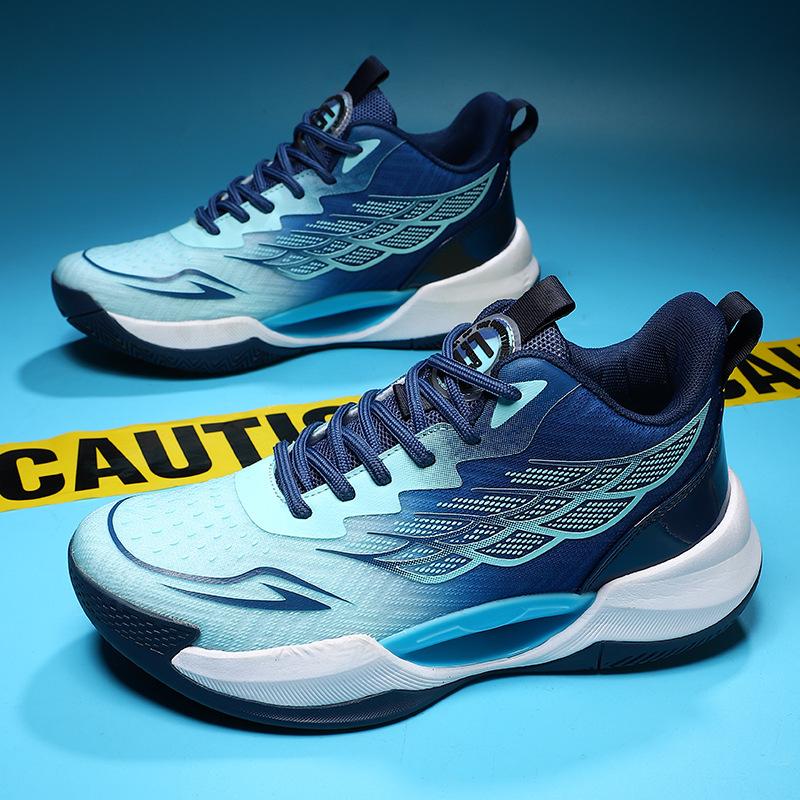 2025 friction sound basketball shoes summer breathable mesh shoes men's luminous sports casual shoes men's trendy shoes