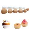 Oil Resistant Baking Cups 300 Count, Fluted Paper Liners for Small Cakes, Sweet Oven Cakes and Table Service for Oven Work