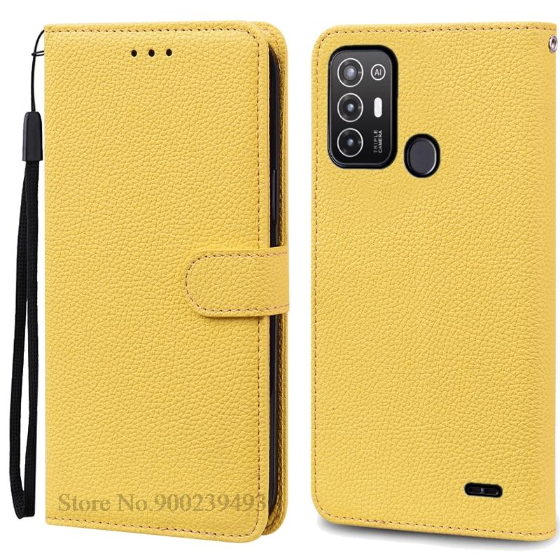 For ZTE Blade A52 Case PU Leather Flip Wallet Case For ZTE Blade A52 Case Silicone Back Cover Phone Coque Fundas