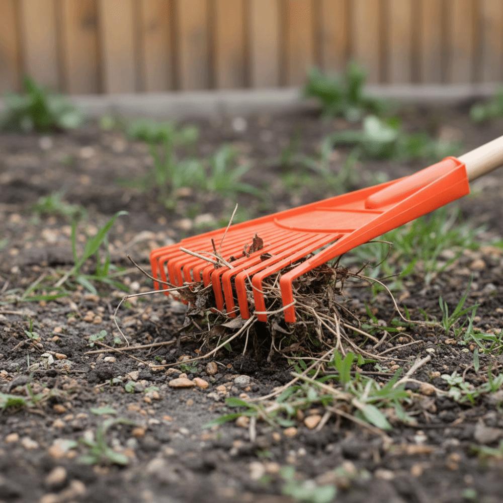 Plastic Grass Rake High Strength Garden Rake Grain Drying Weeding Rake Head  Lawn Cleaning