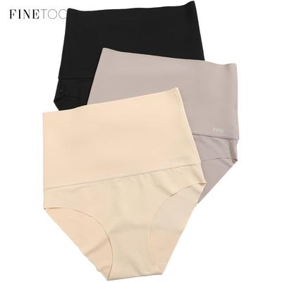 Bodyshaper cintura alta sem costura calcinha feminina anti-bactérias macio virilha briefs para feminino íntimo lingerie shapewear