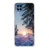 Clear Phone Case for Samsung Galaxy A13 A51 A71 A21S A12 A11 A31 A52 A41 A23 A53 A73 A32 5G A03S Cover Snowy Mountain Christmas
