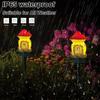 Multi Craft LED Solar Lawn Light Waterproof Design Miniature Fairy House Solar Powered Outdoor Decor Fairy Mushroom House