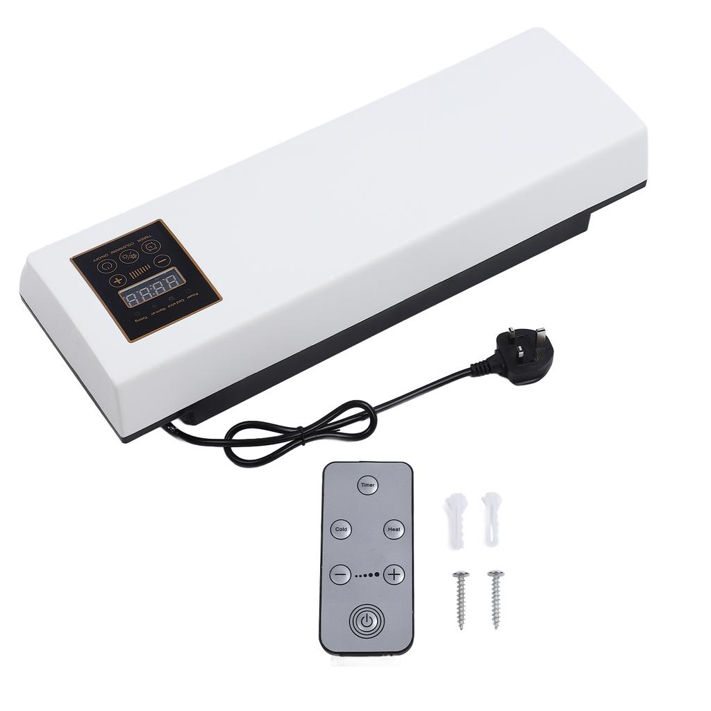 Klimaanlage Wandhalterung Kühlung Heizung Fernbedienung Leiser Betrieb Mini AC-Lüfter für Home RV