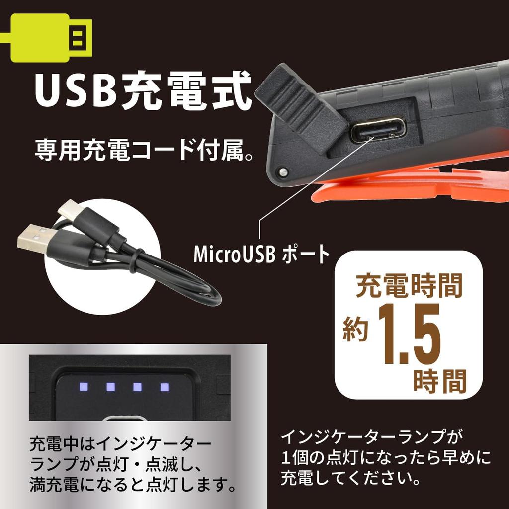 OHM LED USB Motion Sensor 100 ANSI Standard IPX4 OHM Electric SL-SR100R-K 08-1399 Headlight, Rechargeable, Switch, Clip-on, Lumens, Compliant,