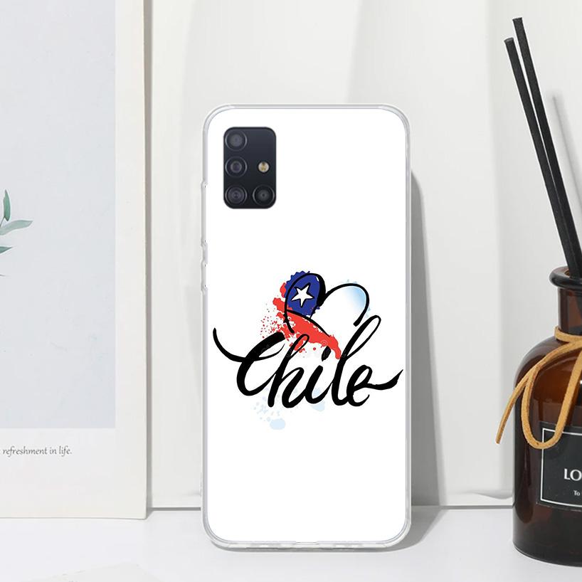 Chile Flag Phone Case For Samsung Galaxy A52 A42 A32 A22 A12 A02S A72 A51 A50S A41 A31 A21S A71 A40 A30S A20S A10S A70S