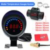 AD 45~120 ℃ Water Temperature Gauge Car Digital LCD Water Temp Meter With 10mm Temperature Sensor Adapter For 12V 24V Car Truck