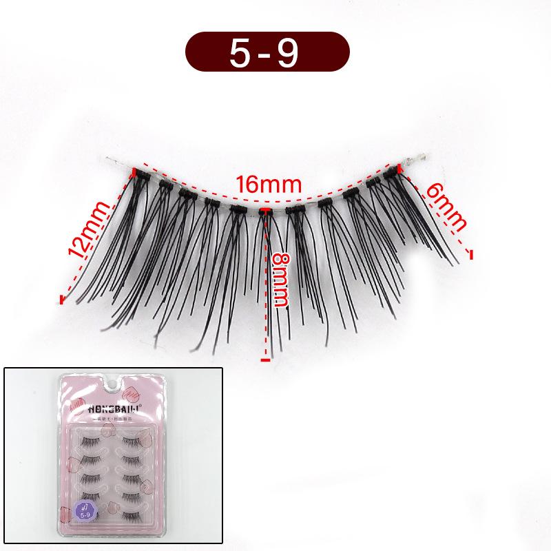 Hong Baili Oblique Flying Fox Series Natural Dense Eyelash Extensions