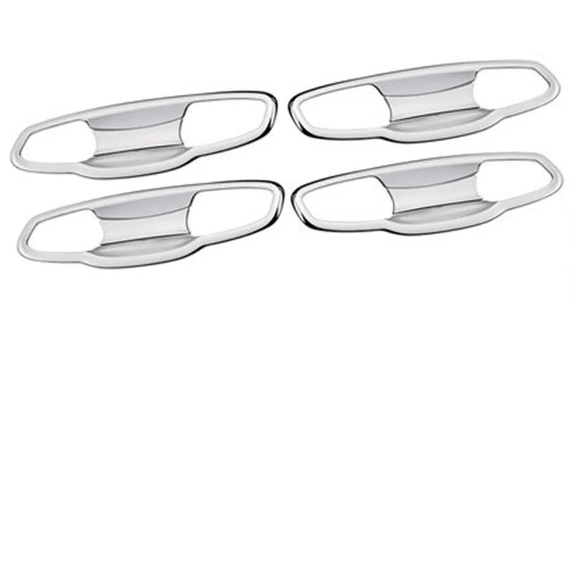 For Volkswagen VW GOLF 7 MK7 2013- Chrome Door Handle Bowl Trim Car Side Door Handle Cover Trim Sticker Styling Accessories