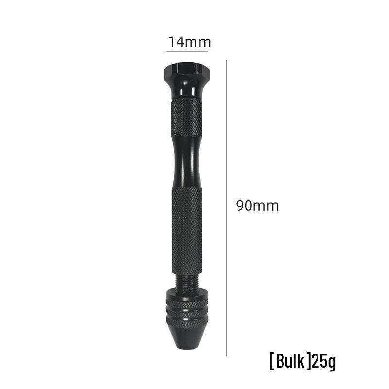 Wenge Wood Hand-Twisted Mini Drill for Precision Carving and Punching