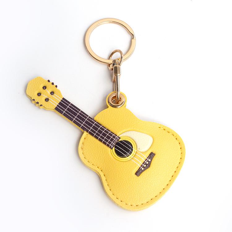 Gitarr Nyckelring Kortinnehavare & Presentfodral Tillbehör
