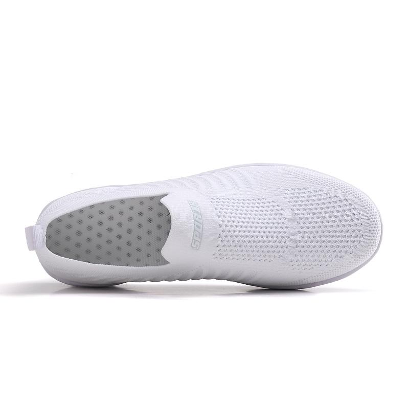 Sponge Cake Platform Women's Slip-On Summer Shoes – Breathable, Soft Sole, Rocking Sneakers