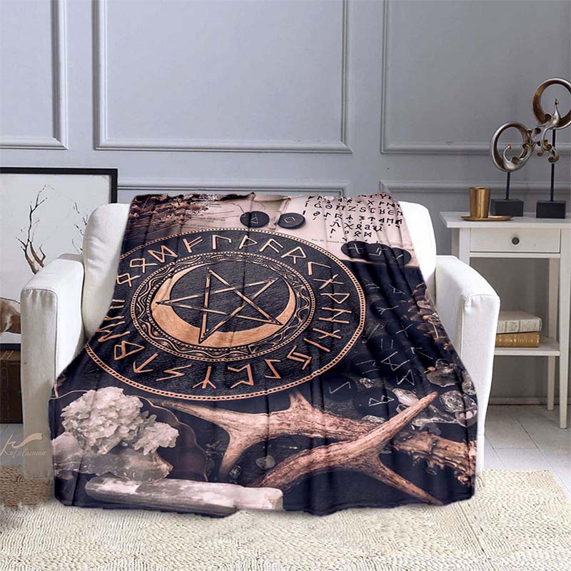 TV Series Supernatural 3D Printed Blanket Couch Cover Travel Bedding Plush Throw Blanket Bedspread for Kids Men Flannel Blanket
