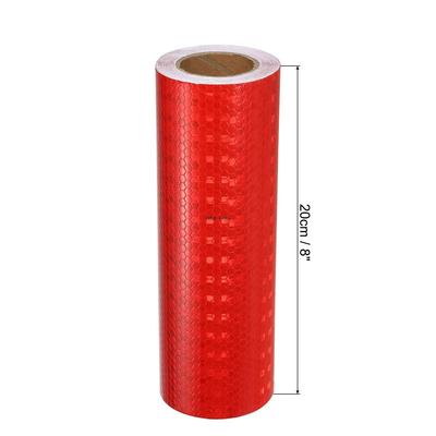 2,5 cm/5 m/10 cm/15 cm/20 cm*5M Červená odrazová samolepka se zářícími hvězdami Vodotěsná Silné lepidlo Bezpečnostní výstražná odrazová páska Na auto