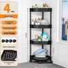 Slim Multi-tier Corner Storage Rack