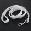 Hundeleine in 16 Farben, einfarbiges Leder, Trainingsleinen für kleine und mittelgroße Hunde und Katzen mit Halsband und Geschirr, 120 cm