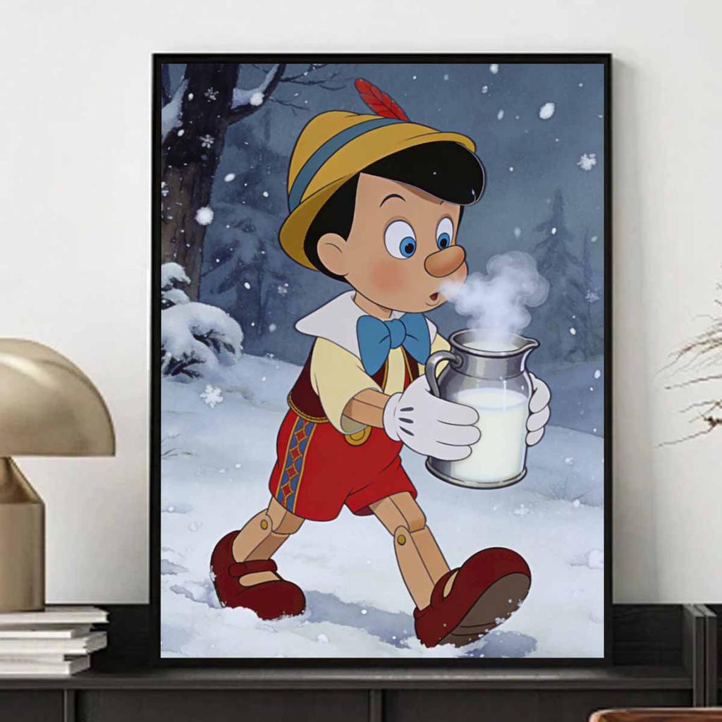 Disney Diamond Painting 5D DIY Pinocchio Diamond Art Home Bedroom Wall Decor Craft Handmade Gift
