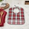 Adaptive Clothing for Seniors Double-sided Waterproof Adult Bib, with Adjustable Neck Strap, Wide Reusable Bibs Eating Crumb Catcher Large Washable