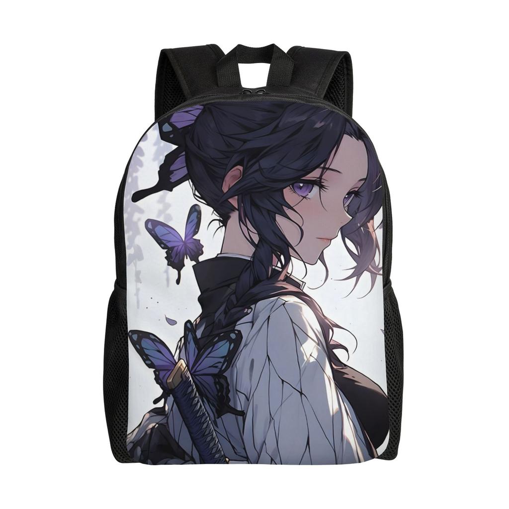 Demon Slayer Anime Backpack Tokitou Muichirou Print Student School Bag Teen Girls Travel Rucksack Casual Daypack Mochila Gift