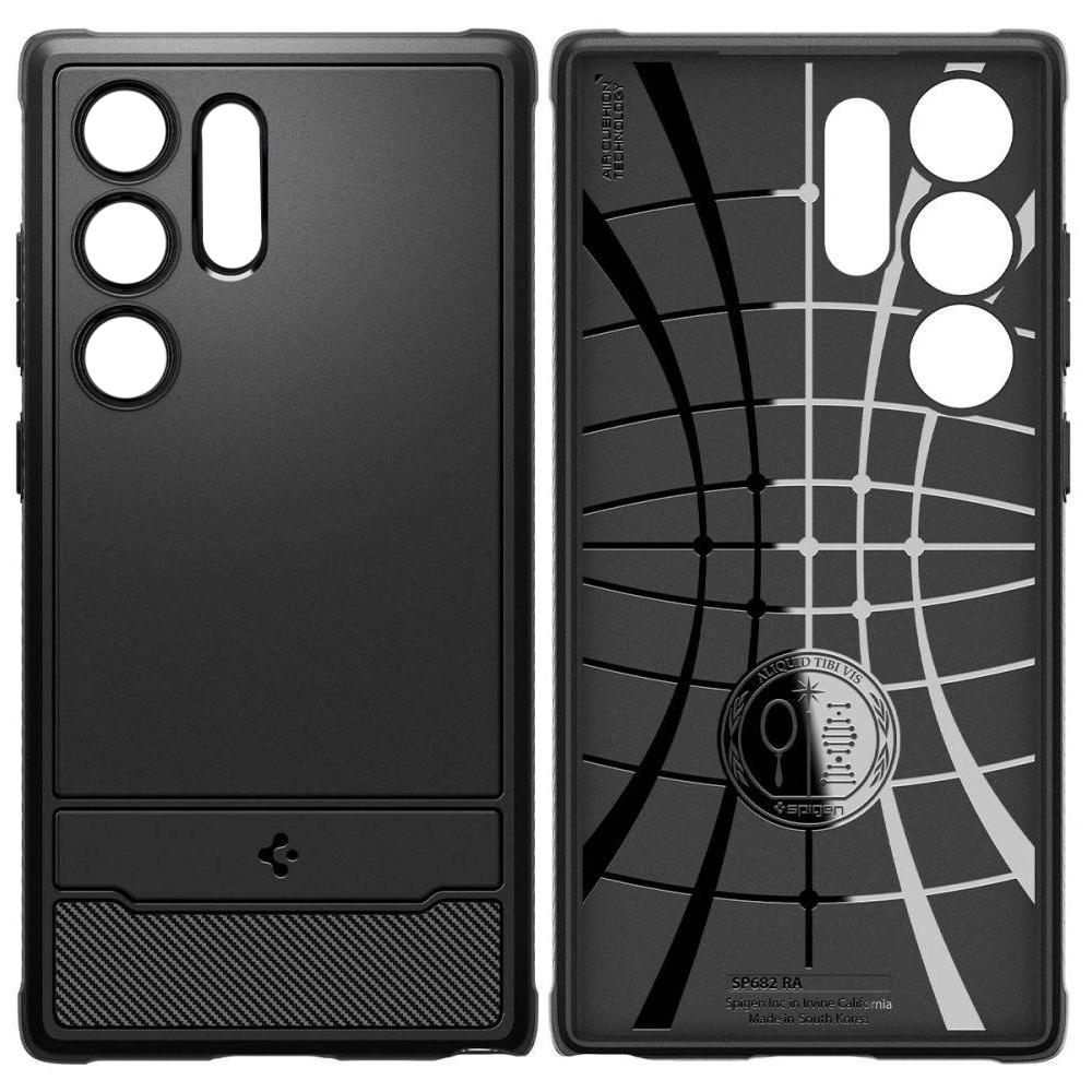 Spigen Rugged Armor Galaxy S24 Ultra Matte Black