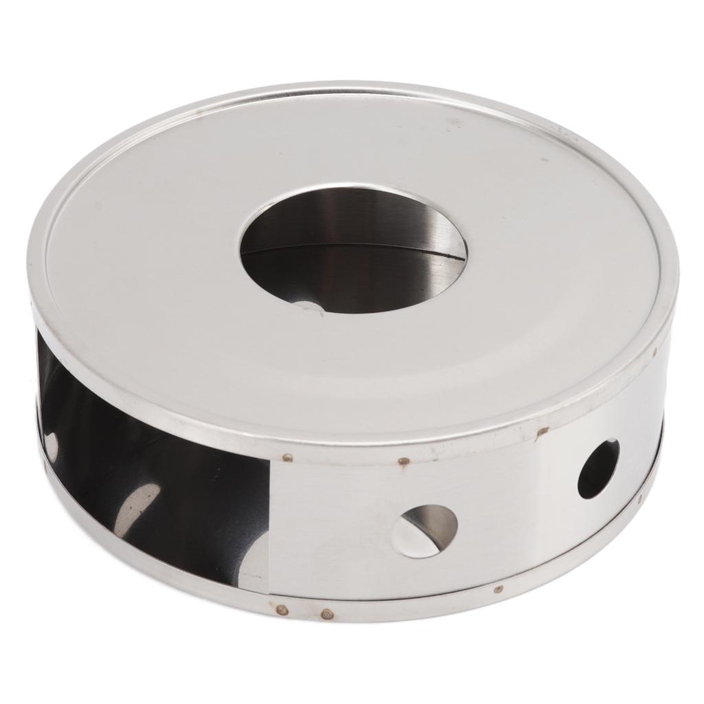 Teapot Heater Stainless Steel Ventilation Hole Design Hollow Teapot Warmer for Home Circular Hole