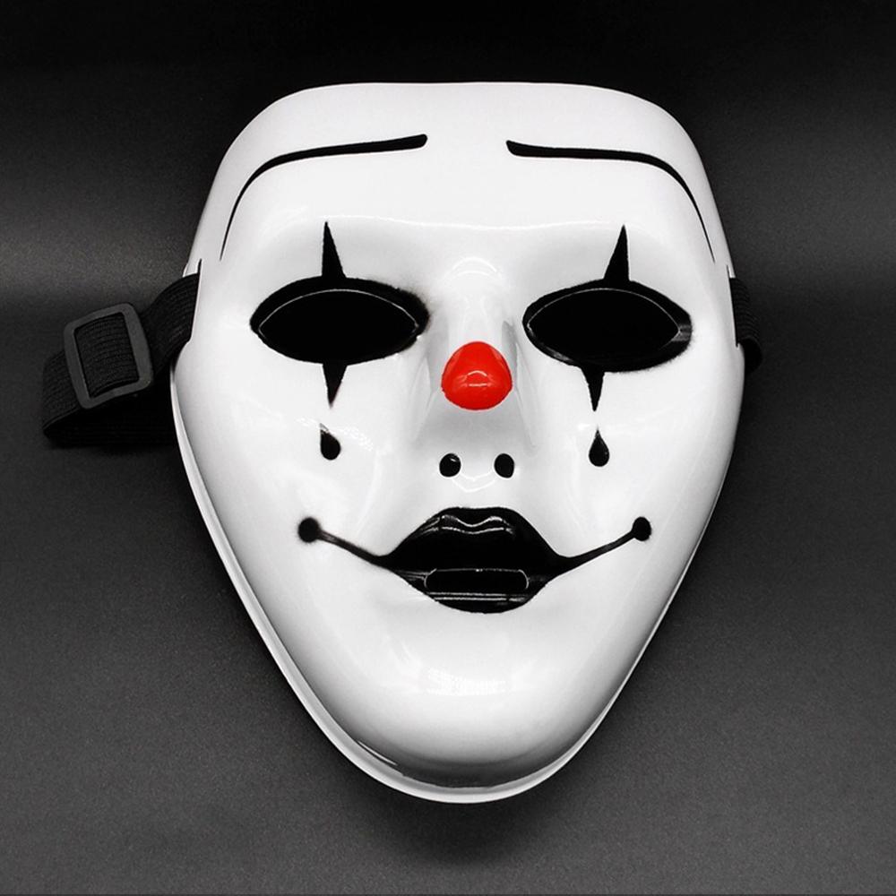 Maschera Hip Hop per Adulti Uomini Donne Maschera Spettrale per Adulti Maschera Horror per Adulti Oggetti di Scena per Halloween Costumi Accessori Maschera Integrale