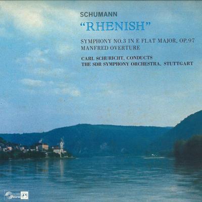 LP Record CARL SCHURICHT, SDR SYMPHONY ORCHES - Schumann: Symphony No. 3 Rhine, Man CHJ30063 CONCERT HALL Japan Classical Used
