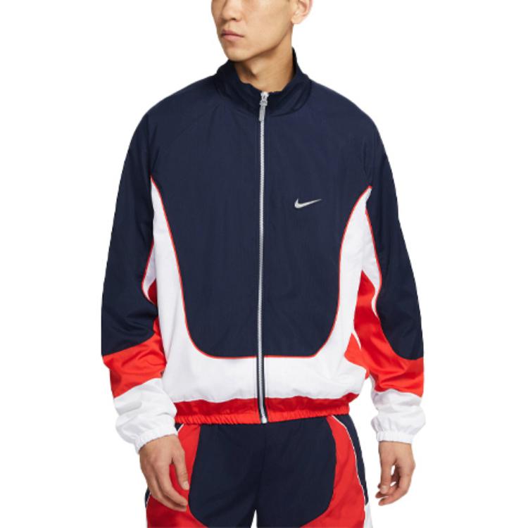 Nike Jackets Men's Dark Blue Stand Collar Moderate Other CV1932-419