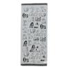 Marushin Face Sketch Dogs by Lisa Scandinavian Face Bath 6805014500 Towel, Larson, Style, Stylish, Women's Brand, Towel, Towel, Towel, Long, Cotton,