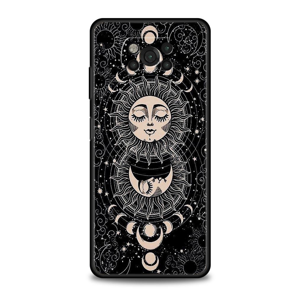 Sun Moon Angel Eyes Phone Case For Xiaomi Mi Poco X3 NFC M3 F4 F3 M4 X4 Pro 5G Note 10 12 Lite 11 11T 10T 13 12T Pro 9T Cover