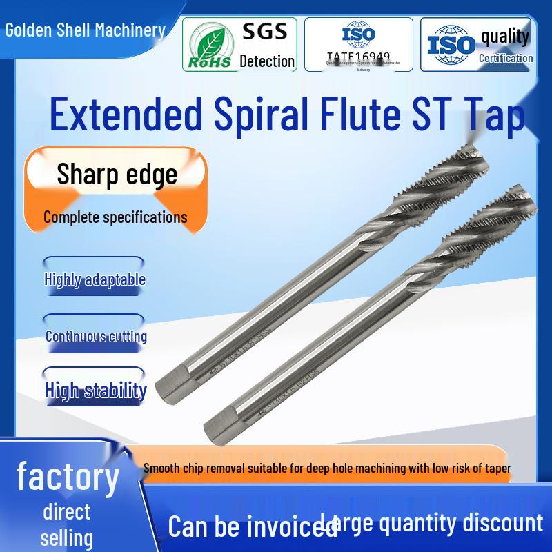 Steel Wire Thread Insert Installation Tool with High-Speed Extended Spiral Taper Tap Metric 27x3.0 mm
