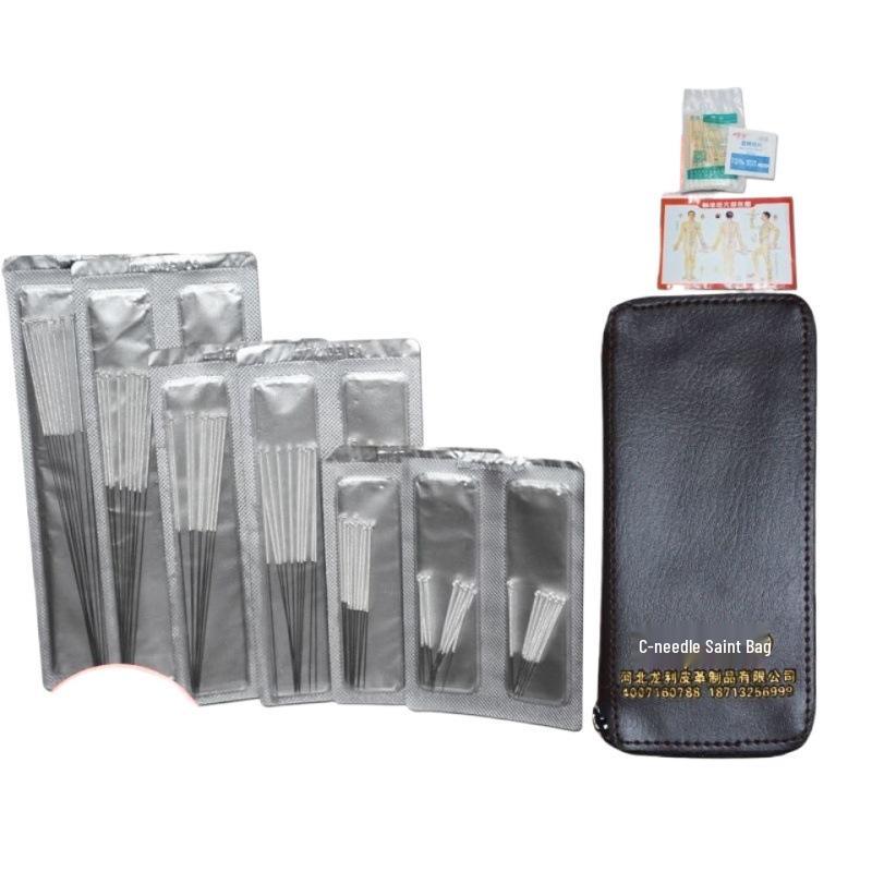 Pure Silver Needle Acupuncture Set: 30/60 Reusable Pieces, 200-Piece Aluminum Box