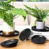 Plant Saucer Black Pot Saucers Round Water Tray Thick Drip Trays for Potted Flower Pan Plant Drainage for Indoor